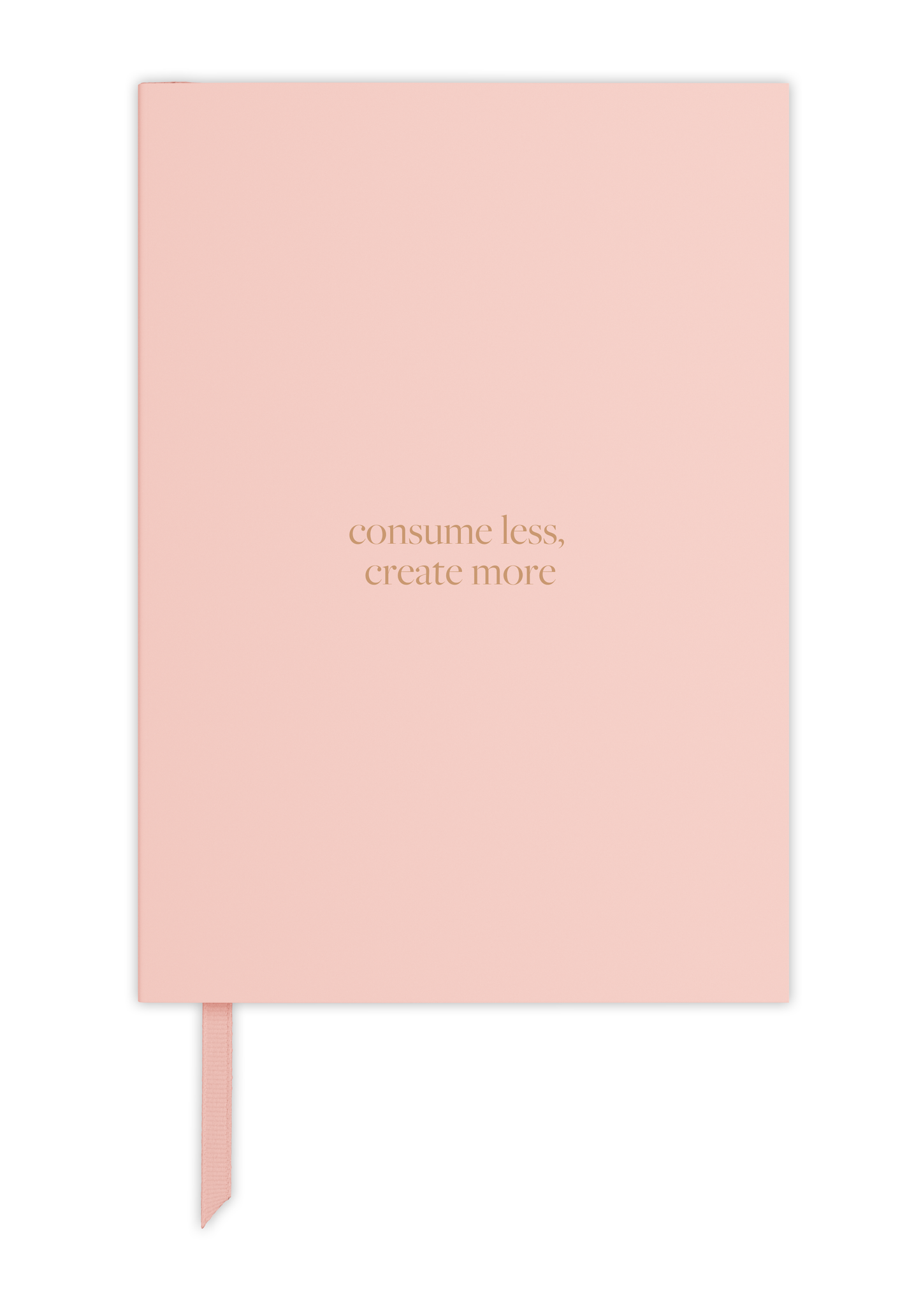 Premium A5 Lined Notebook - 'consume less create more'