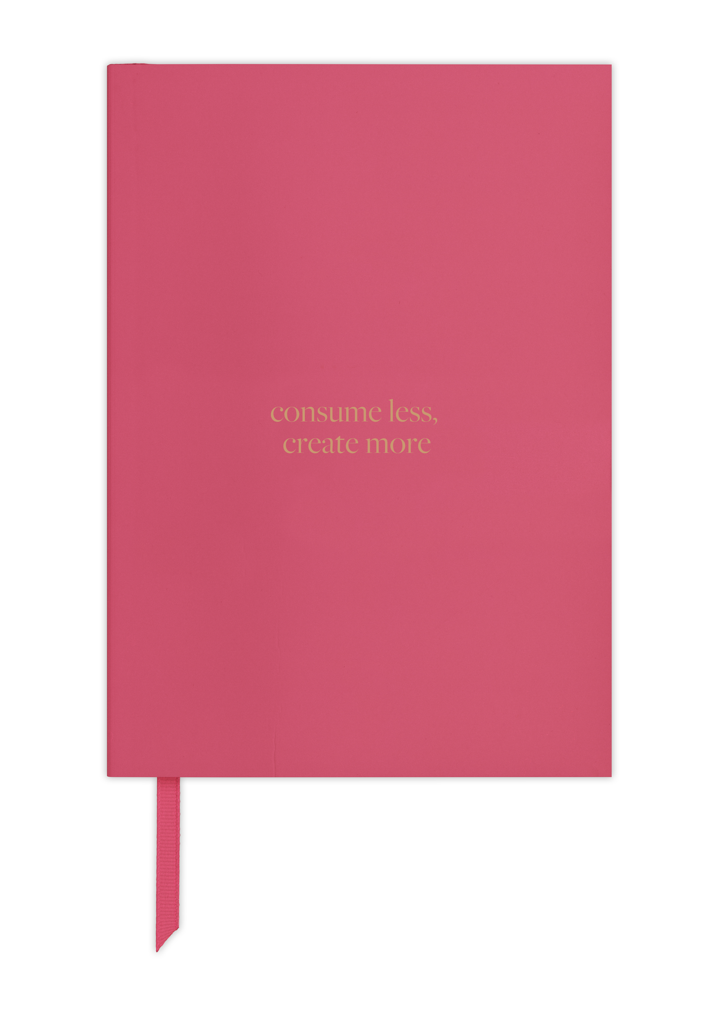 Premium A5 Lined Notebook - 'consume less create more'