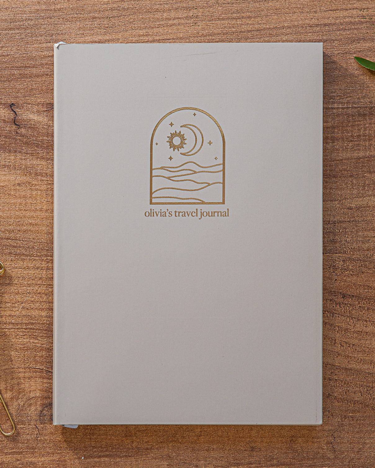 Premium Personalised A5 Travel Journal - Celestial