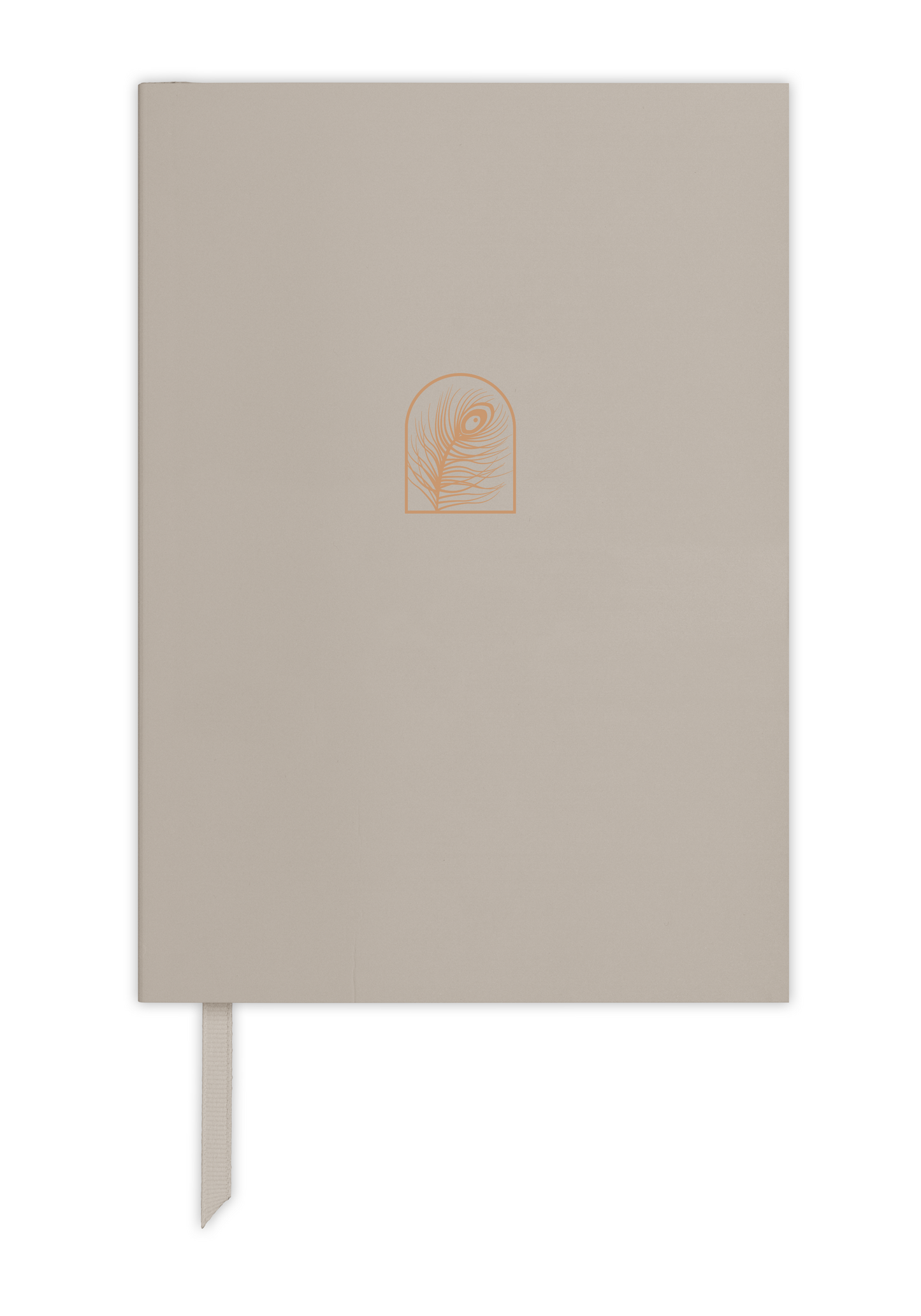 Premium Personalised A5 Travel Journal - Peacock Feather