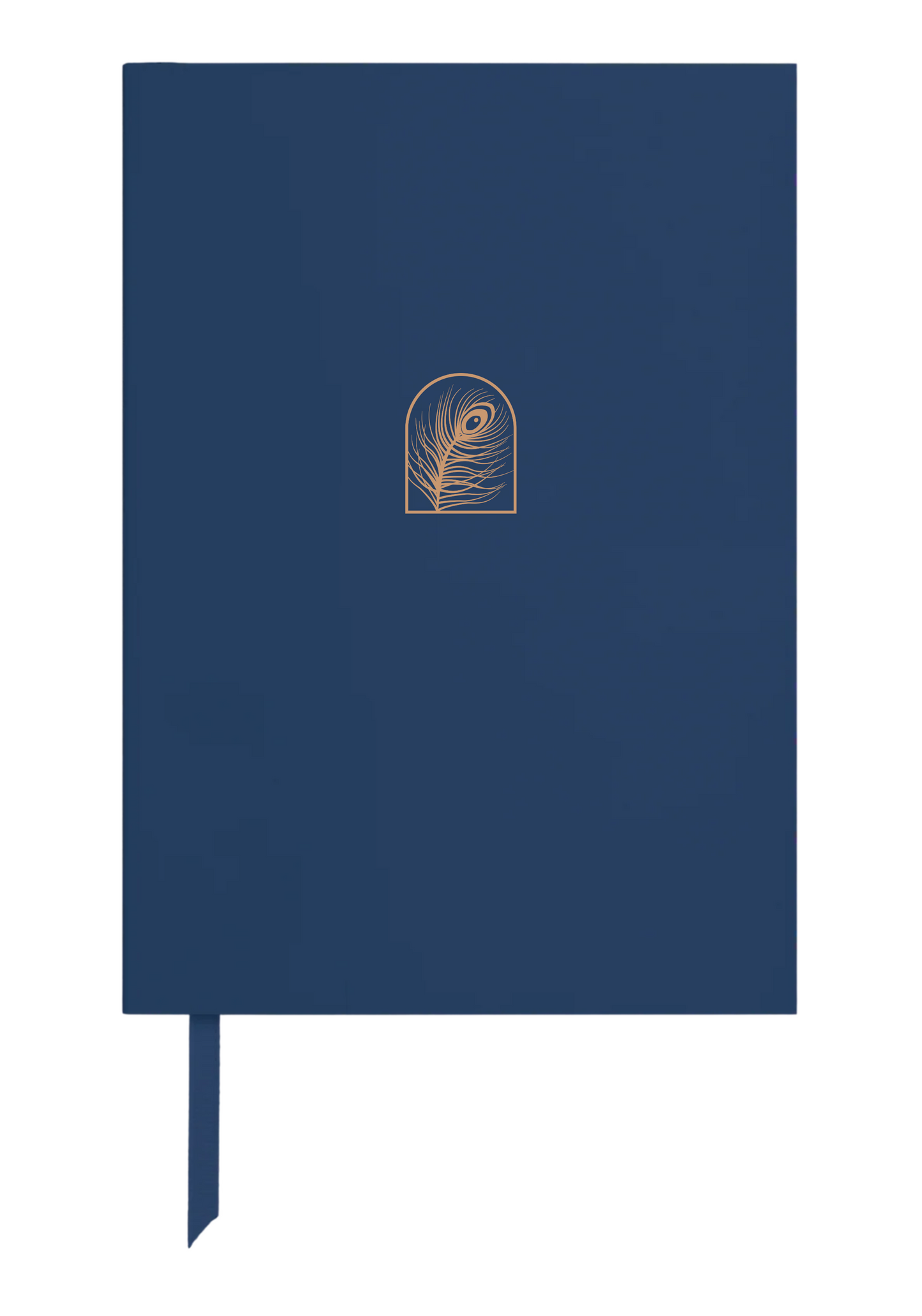 Premium Personalised A5 Travel Journal - Peacock Feather