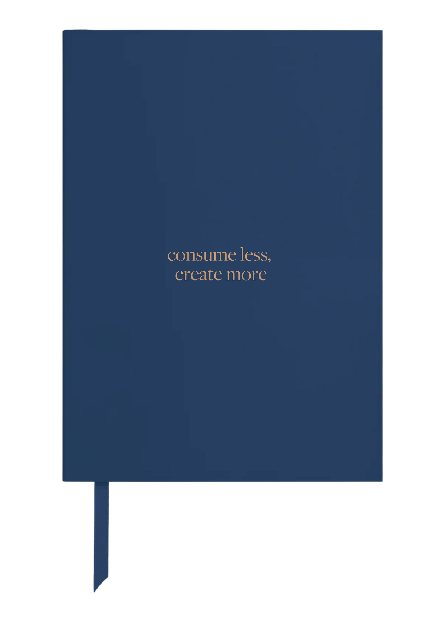 Premium A5 Lined Notebook - 'consume less create more'