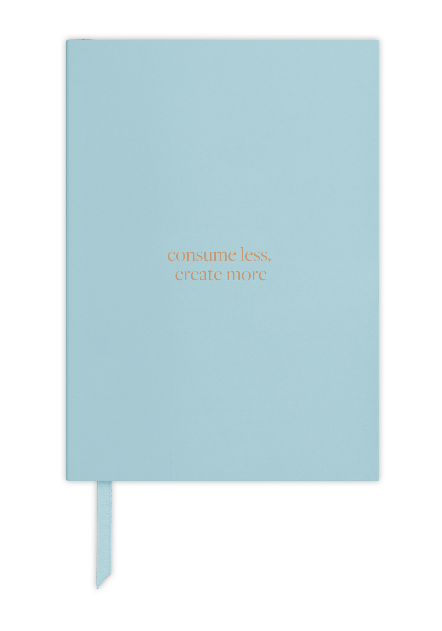 Premium A5 Lined Notebook - 'consume less create more'