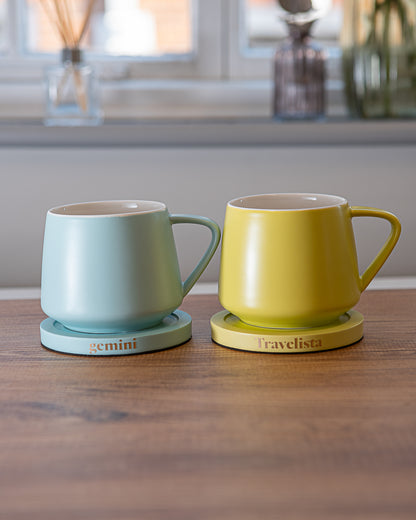 Travelista Ceramic Mug and Coaster Set