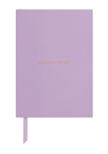 Premium A5 Lined Notebook - 'adventure awaits'