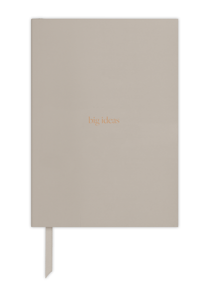 Premium A5 Lined Notebook - 'big ideas'