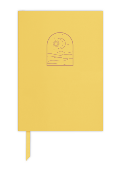 Premium Personalised A5 Lined Notebook - Celestial Star Sign