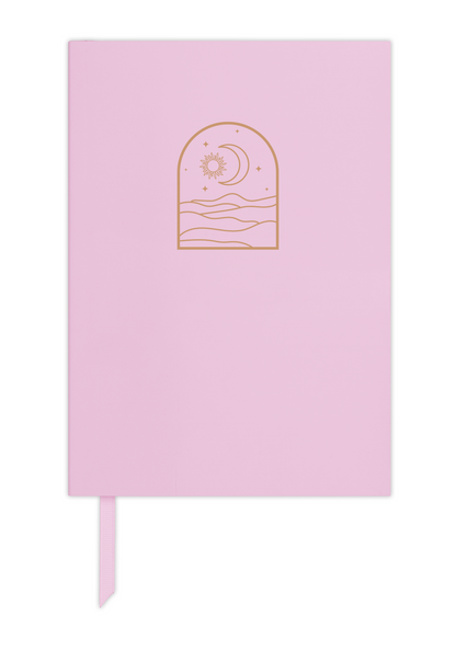Premium Personalised A5 Lined Notebook - Celestial Star Sign