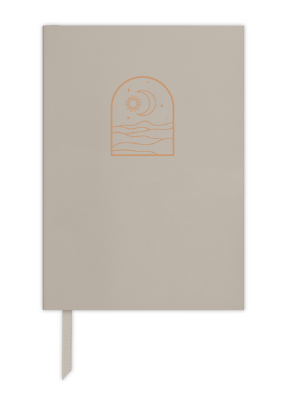 Premium Personalised A5 Lined Notebook - Celestial Star Sign