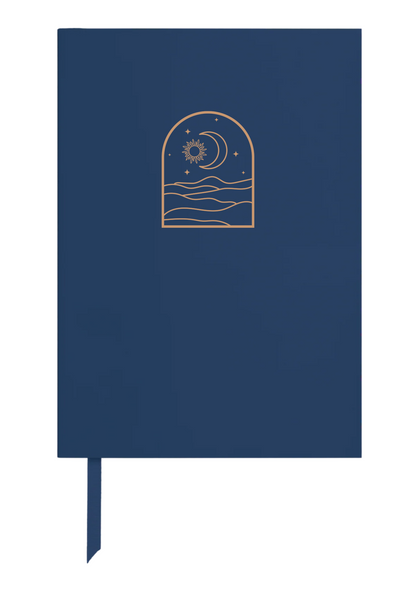 Premium Personalised A5 Lined Notebook - Celestial Star Sign