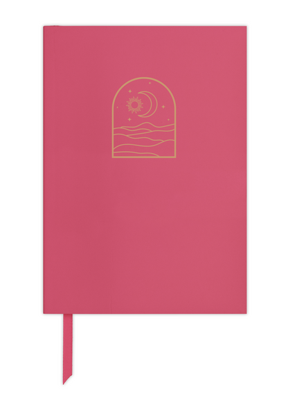 Premium Personalised A5 Lined Notebook - Celestial Star Sign