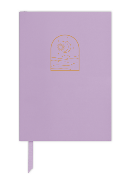 Premium Personalised A5 Lined Notebook - Celestial Star Sign