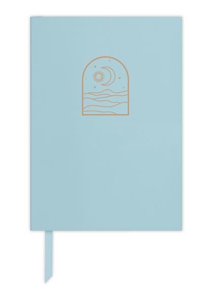 Premium Personalised A5 Lined Notebook - Celestial Star Sign