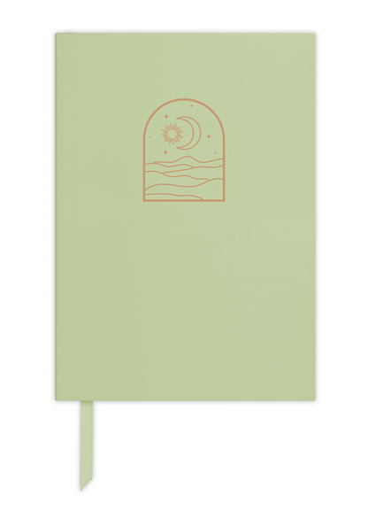 Premium Personalised A5 Lined Notebook - Celestial Star Sign