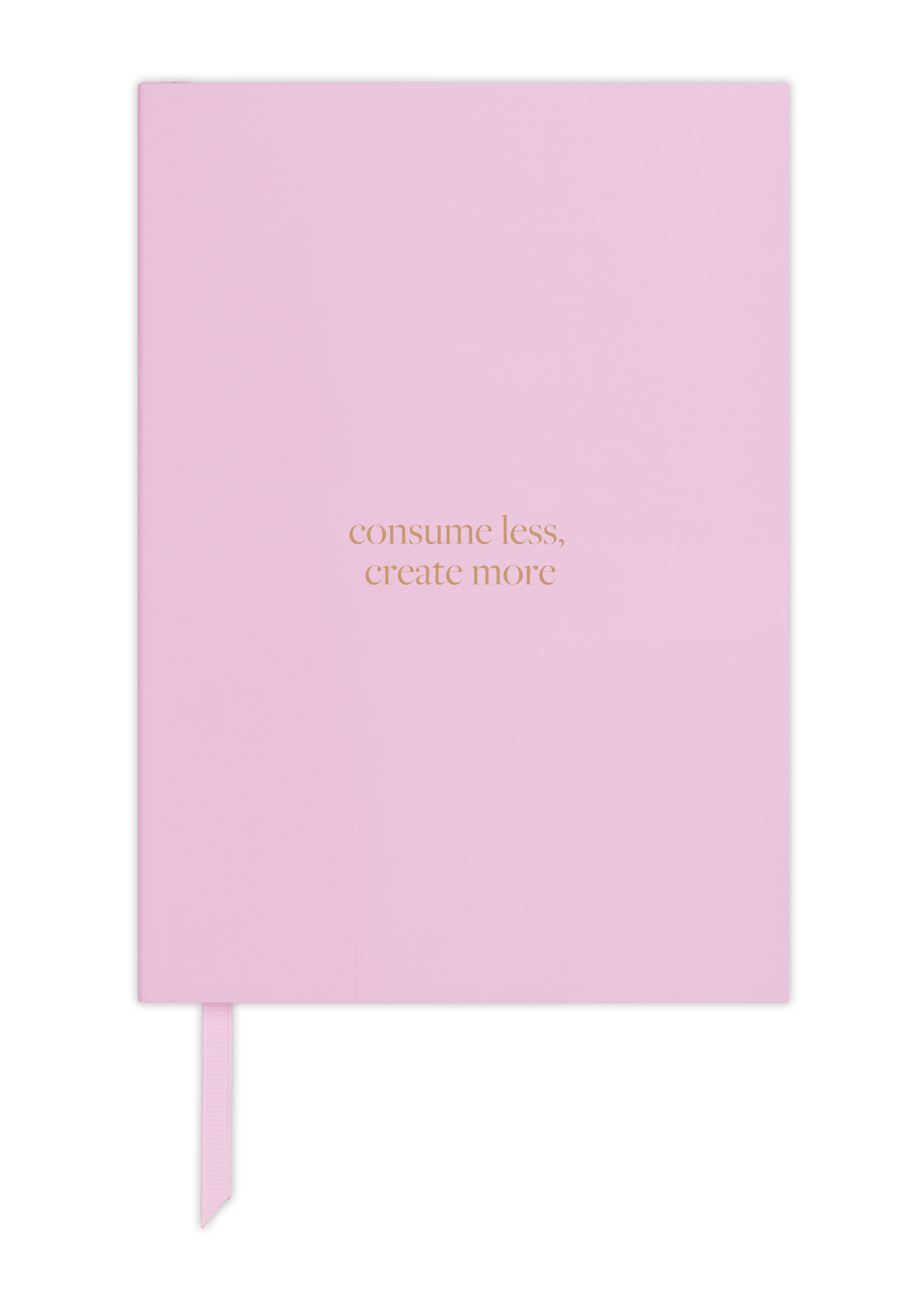 Premium A5 Lined Notebook - 'consume less create more'