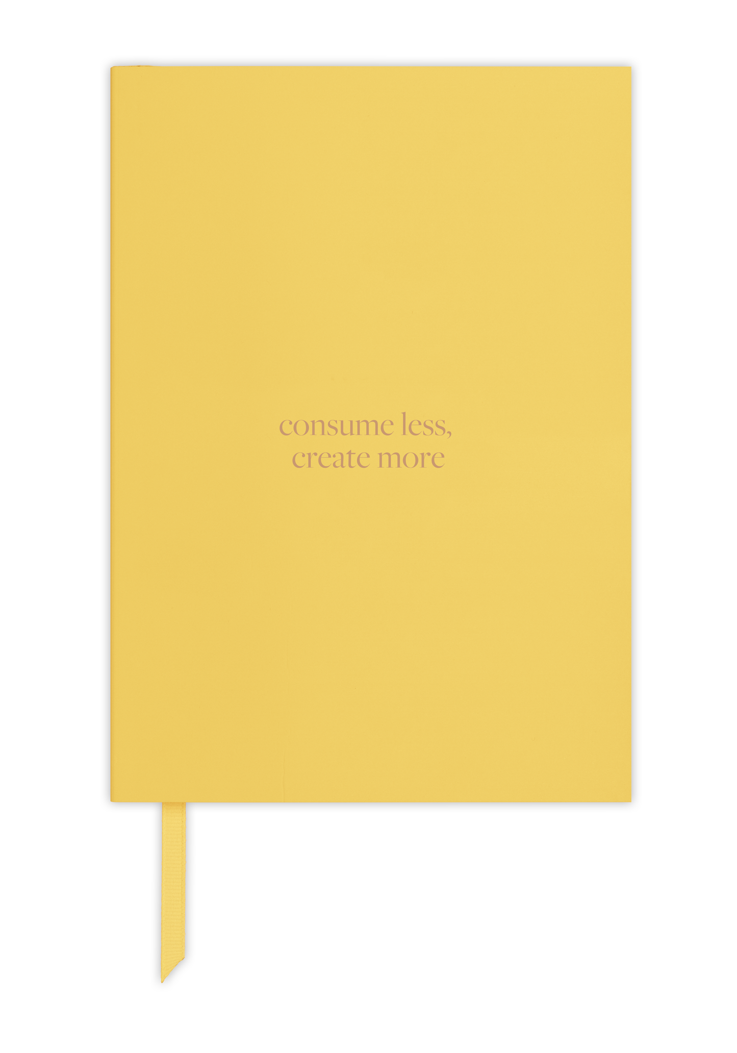 Premium A5 Lined Notebook - 'consume less create more'