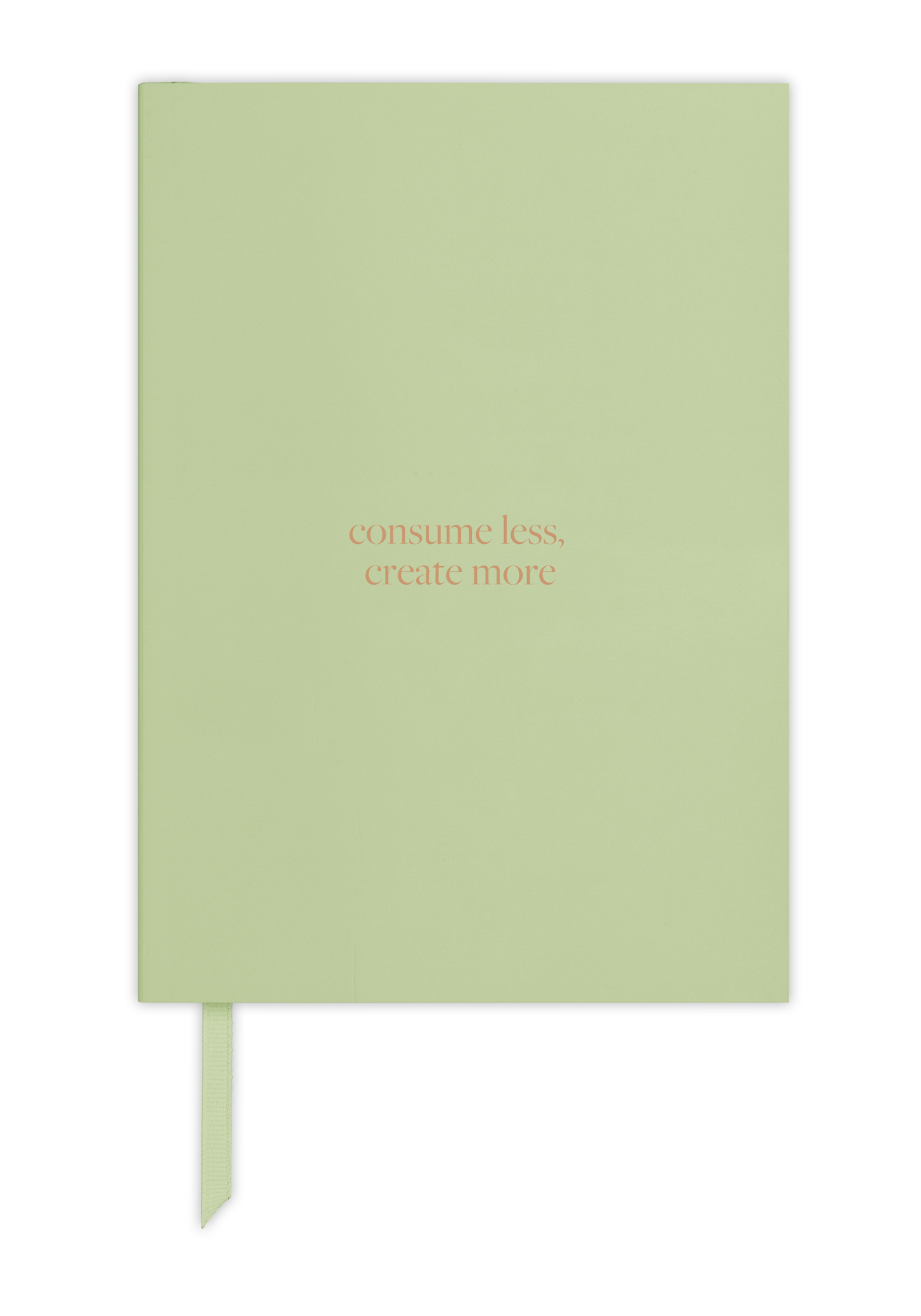 Premium A5 Lined Notebook - 'consume less create more'