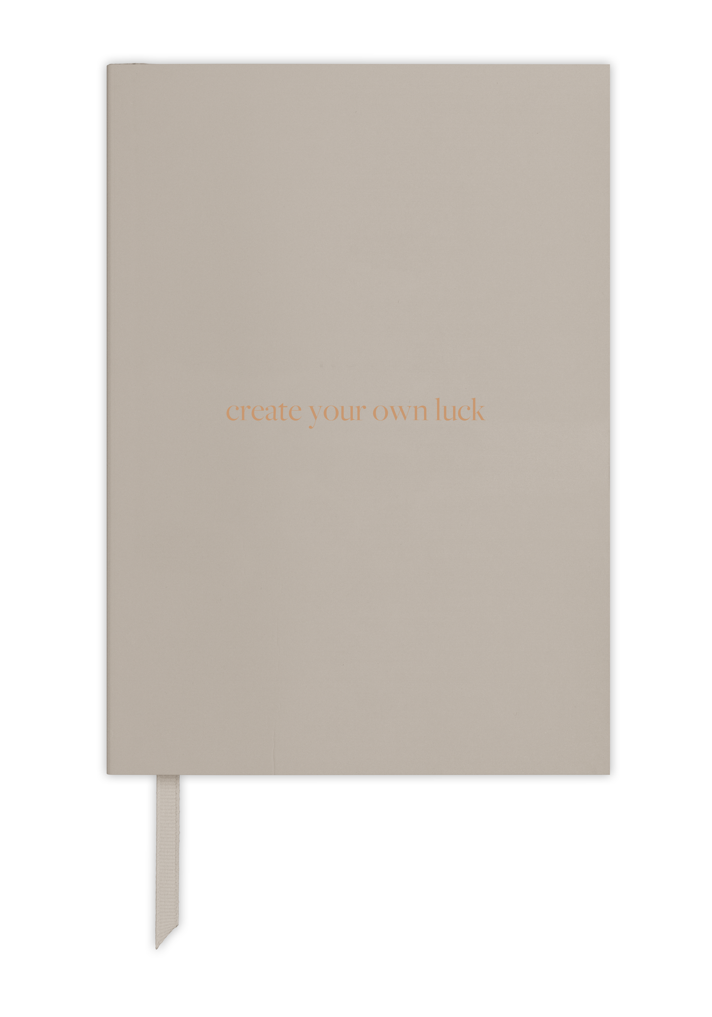 Premium A5 Lined Notebook - 'create your own luck'