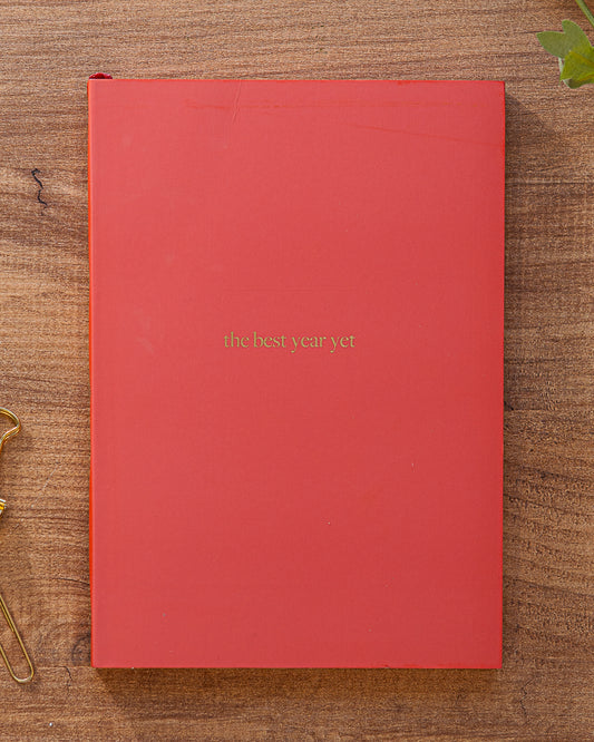 Premium A5 Lined Notebook - 'the best year yet'