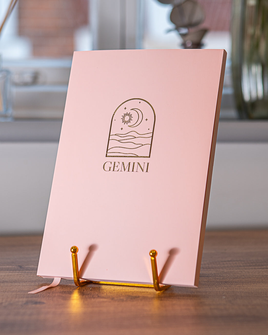 Premium Personalised A5 Lined Notebook - Celestial Star Sign