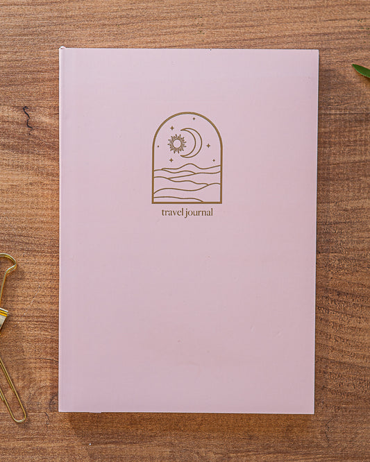 Premium Personalised A5 Travel Journal - Celestial