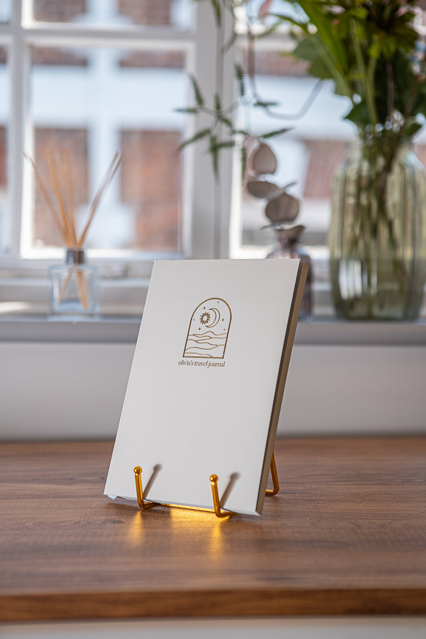 Premium Personalised A5 Travel Journal - Celestial