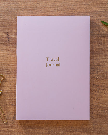 Premium Personalised A5 Travel Journal - Destination
