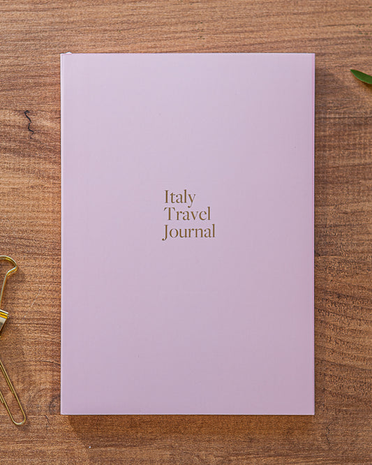 Premium Personalised A5 Travel Journal - Destination