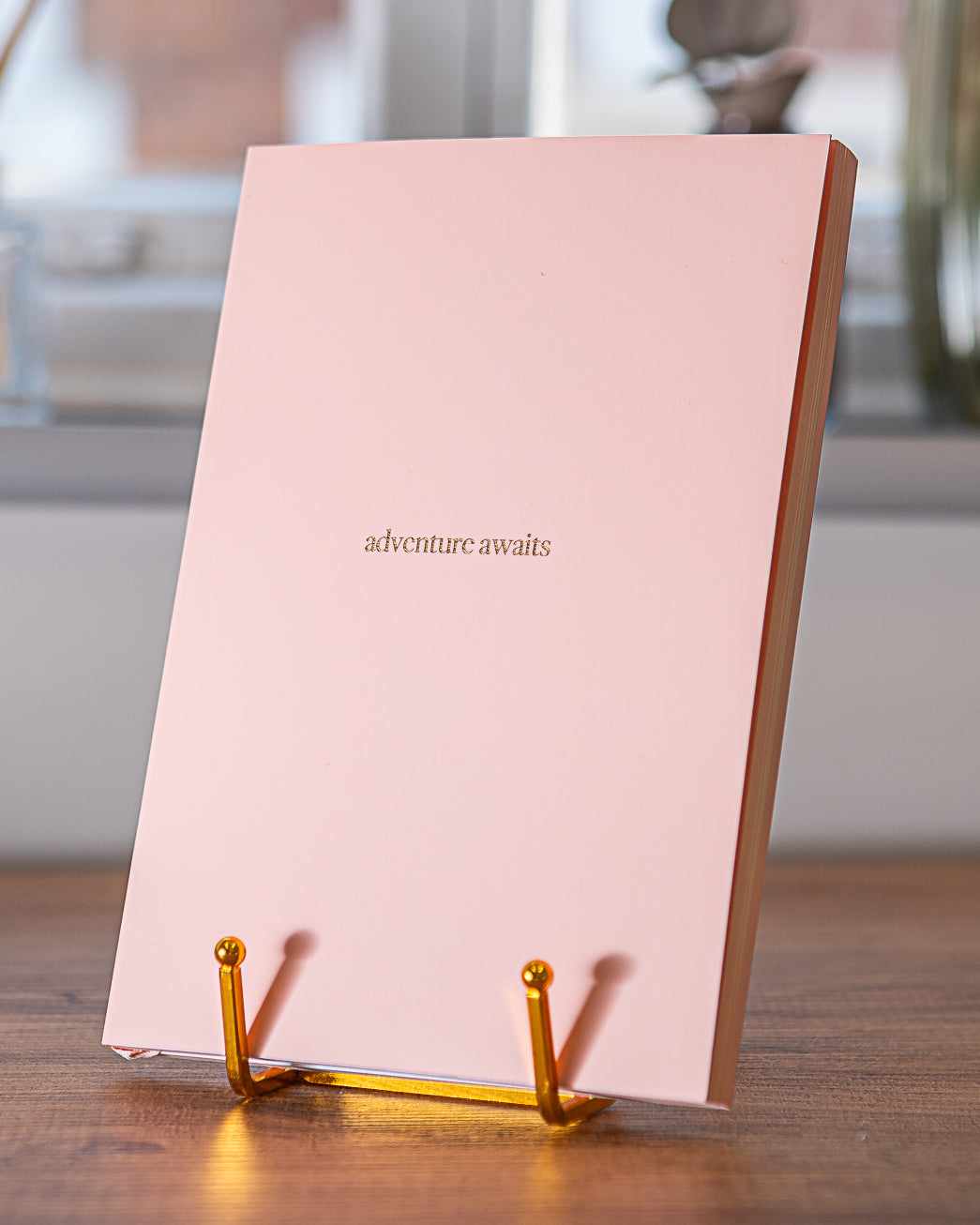 Premium A5 Lined Notebook - 'adventure awaits'