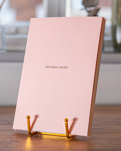 Premium A5 Lined Notebook - 'adventure awaits'