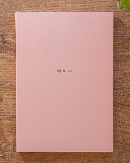 Premium A5 Lined Notebook - 'big ideas'