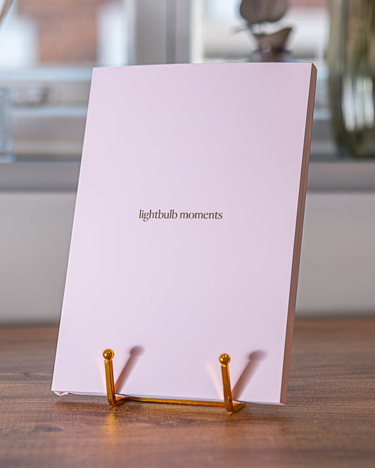 Premium A5 Lined Notebook - 'lightbulb moments'