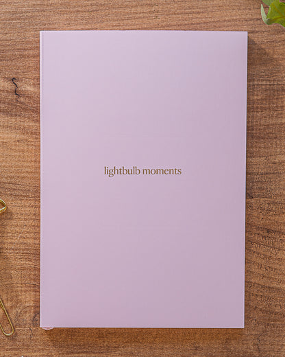 Premium A5 Lined Notebook - 'lightbulb moments'