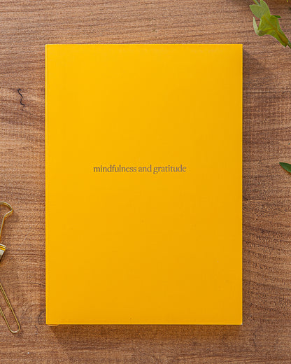 Premium A5 Lined Notebook - 'mindfulness & gratitude'