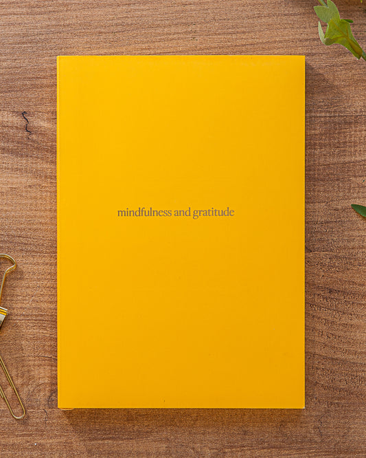 Premium A5 Lined Notebook - 'mindfulness & gratitude'