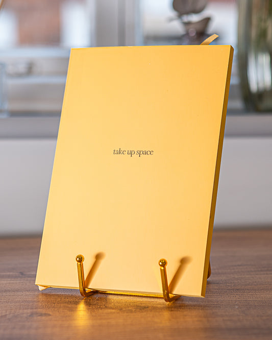 Premium A5 Lined Notebook - 'take up space'