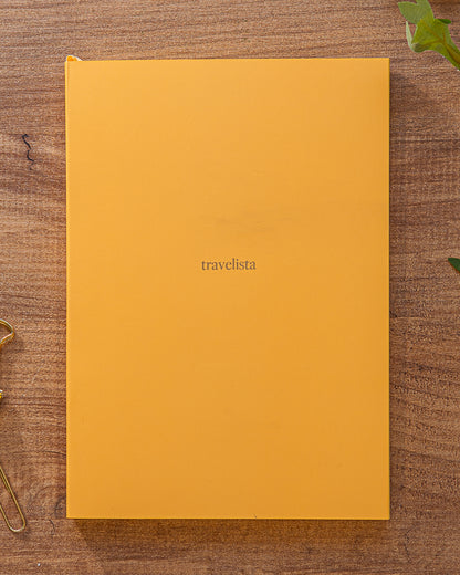 Premium A5 Lined Notebook - 'travelista'