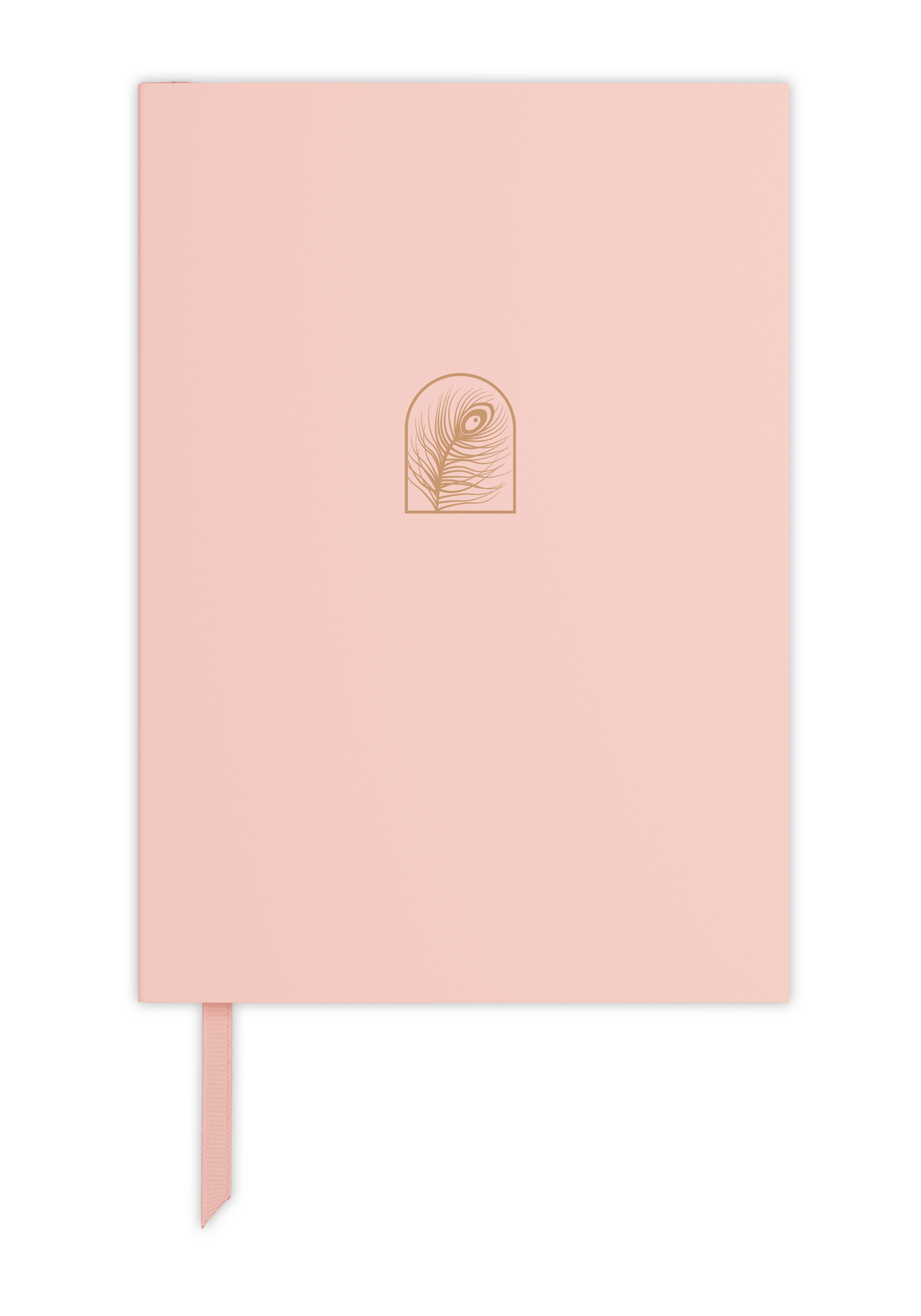 Premium Personalised A5 Travel Journal - Peacock Feather