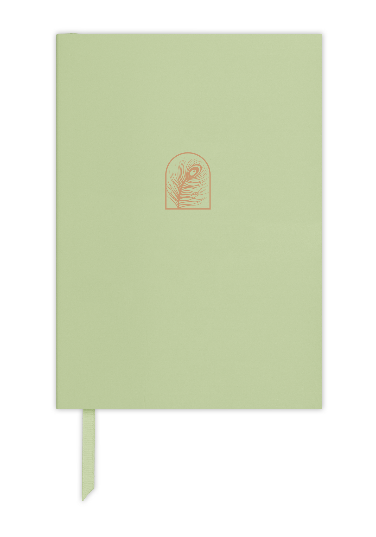 Premium Personalised A5 Travel Journal - Peacock Feather