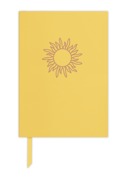 Premium Personalised A5 Lined Notebook - Soleil Initials