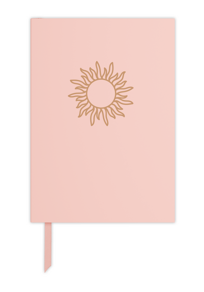 Premium Personalised A5 Lined Notebook - Soleil Initials
