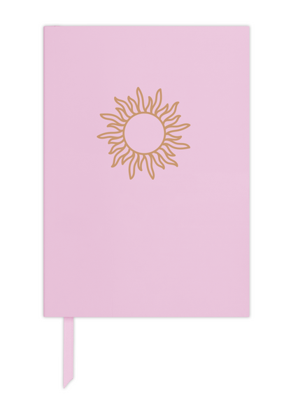 Premium Personalised A5 Lined Notebook - Soleil Initials