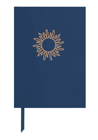 Premium Personalised A5 Lined Notebook - Soleil Initials