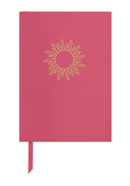 Premium Personalised A5 Lined Notebook - Soleil Initials