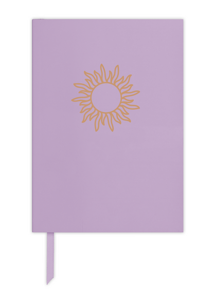 Premium Personalised A5 Lined Notebook - Soleil Initials