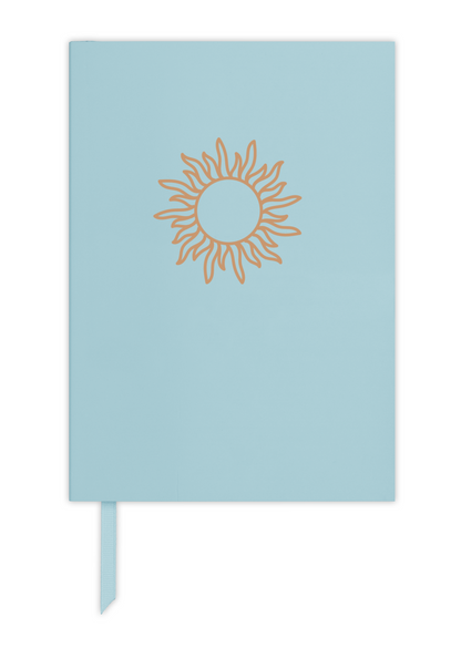Premium Personalised A5 Lined Notebook - Soleil Initials