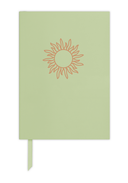 Premium Personalised A5 Lined Notebook - Soleil Initials