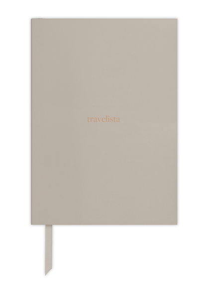 Premium A5 Lined Notebook - 'travelista'