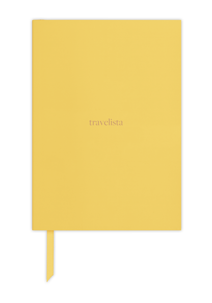 Premium A5 Lined Notebook - 'travelista'