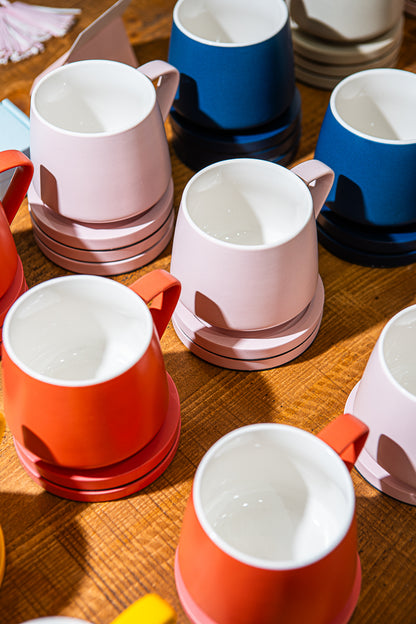 Travelista Ceramic Mug and Coaster Set